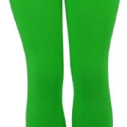 Women's Plain Footless Leggings - Apple Green Case Pack 3